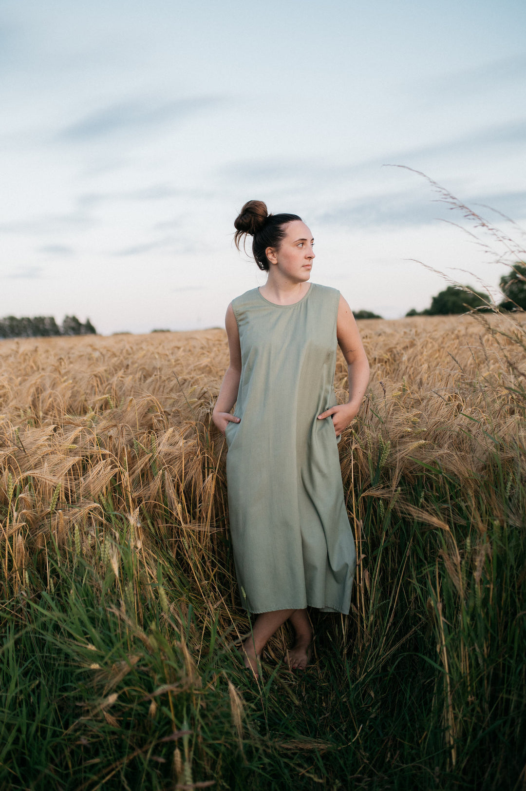 Midi dress ~ mint