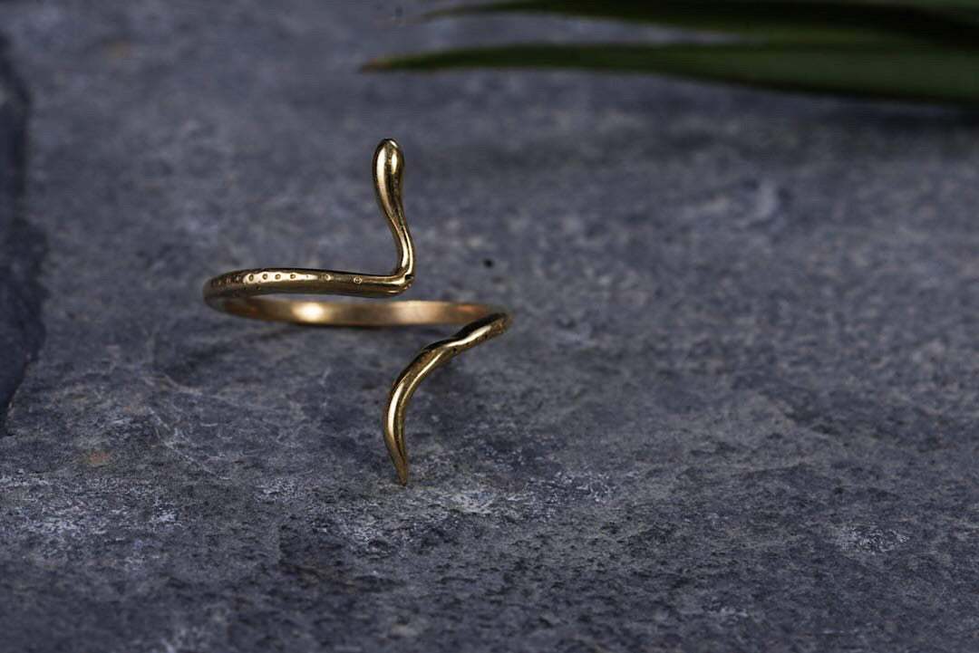 Ring ~ Serpent Baby ~ brass