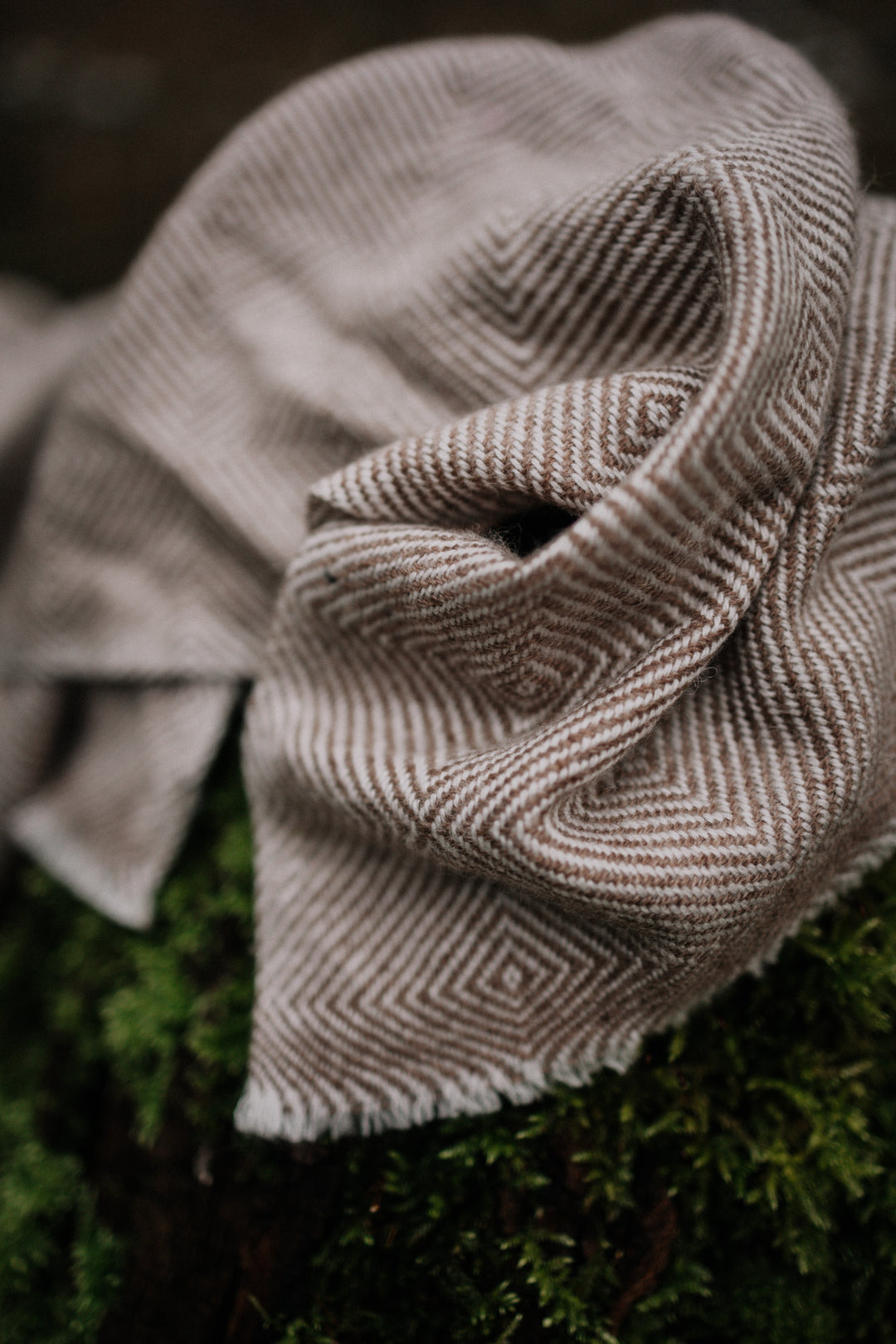 Luxury cashmere scarf ~ Bali | beige