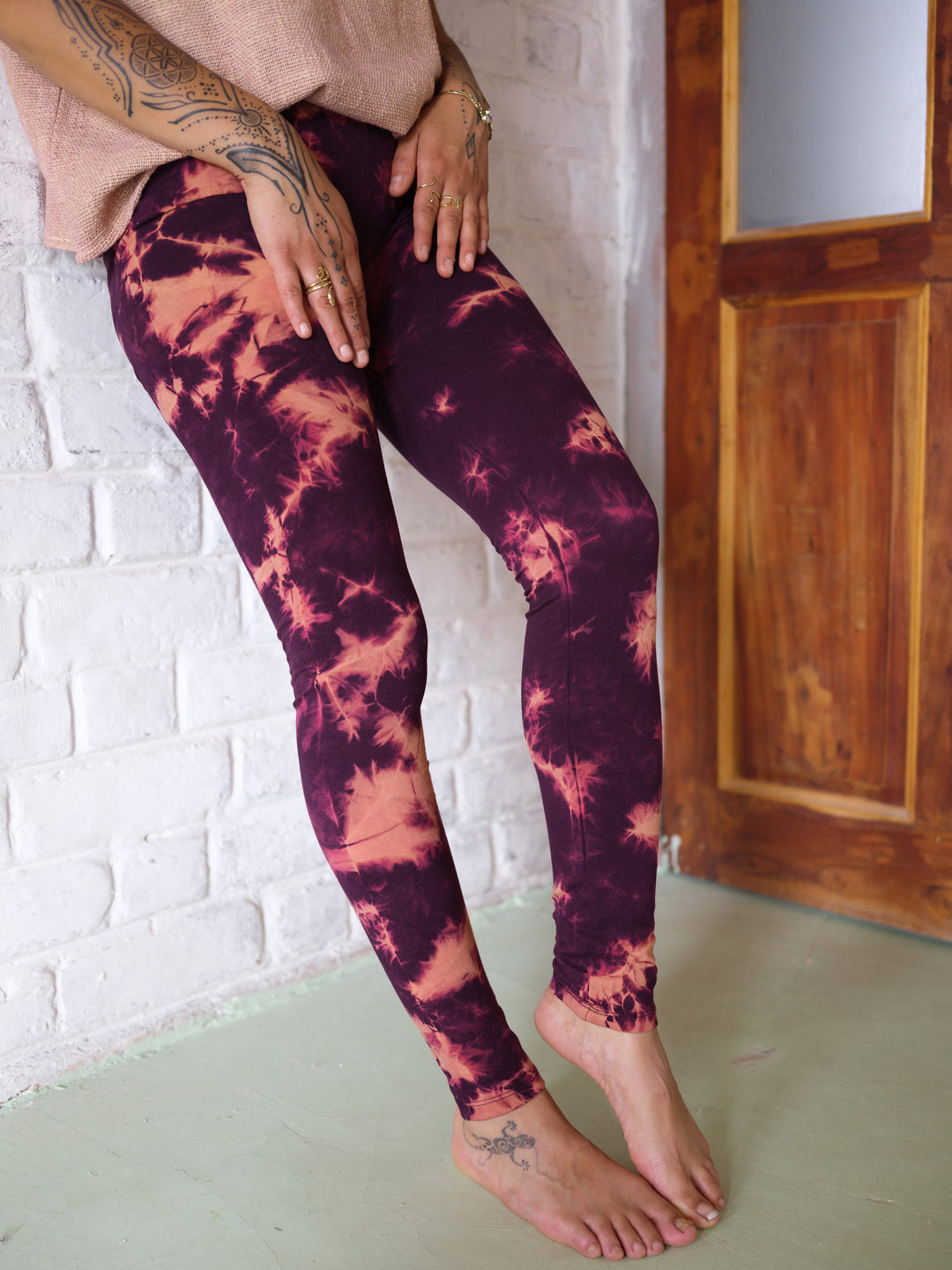 Batik Leggins ~ PURPLE